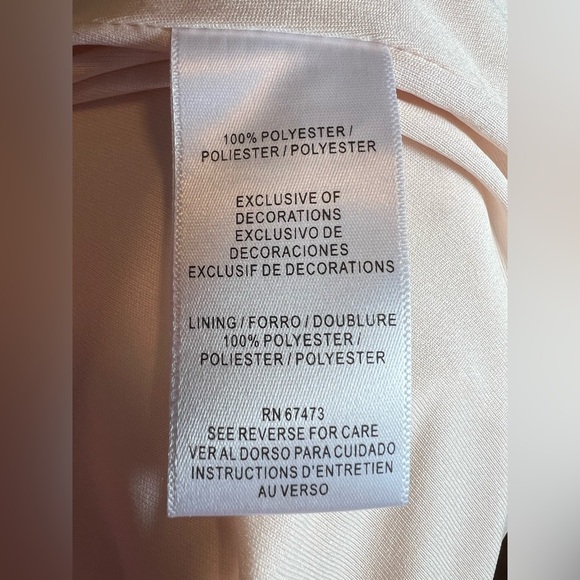 Taylor White Lace Mini Dress with Tan Feather Trim - Picture 9 of 9